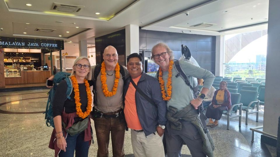 Welcoming Guest at airport HET